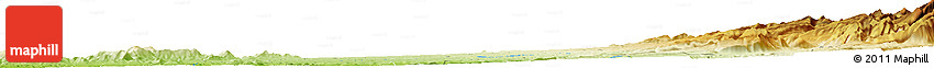 Physical Horizon Map of the Area around 38° 18' 21" S, 72° 10' 30" W