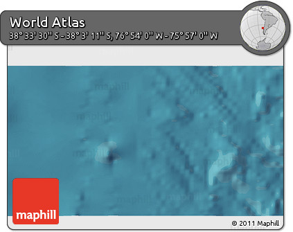 Satellite 3D Map of the Area around 38° 18' 21" S, 76° 25' 30" W