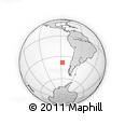 Outline Map of the Area around 38° 18' 21" S, 87° 28' 29" W, rectangular outline