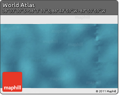 Satellite 3D Map of the Area around 38° 18' 21" S, 88° 19' 29" W