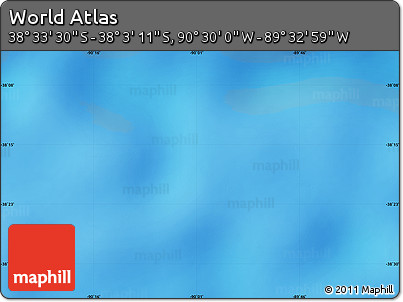 Physical Map of the Area around 38° 18' 21" S, 90° 1' 30" W