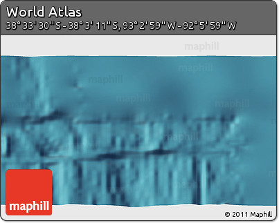 Satellite 3D Map of the Area around 38° 18' 21" S, 92° 34' 29" W