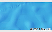 Shaded Relief 3D Map of the area around 38° 18' 21" S, 94° 25' 30" E