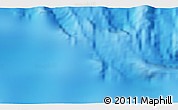 Shaded Relief 3D Map of the area around 38° 18' 21" S, 94° 16' 30" W