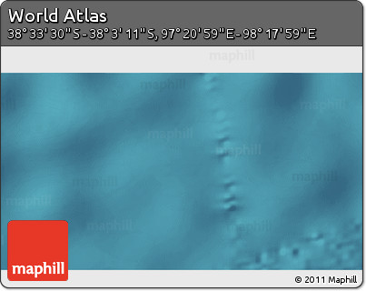 Satellite 3D Map of the Area around 38° 18' 21" S, 97° 49' 29" E