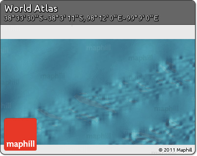 Satellite 3D Map of the Area around 38° 18' 21" S, 98° 40' 30" E