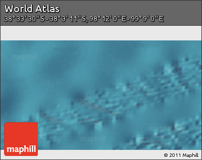 Satellite 3D Map of the Area around 38° 18' 21" S, 98° 40' 30" E