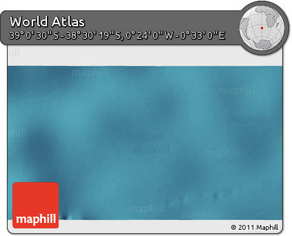 Satellite 3D Map of the Area around 38° 45' 25" S, 0° 4' 30" E