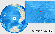 Shaded Relief Location Map of the area around 38° 45' 25" S, 100° 13' 29" W