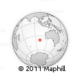 Outline Map of the Area around 38° 45' 25" S, 101° 13' 29" E, rectangular outline