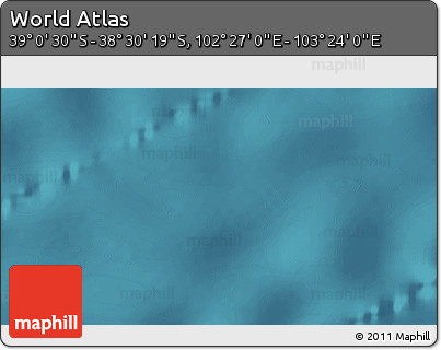 Satellite 3D Map of the Area around 38° 45' 25" S, 102° 55' 30" E