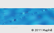 Physical Panoramic Map of the area around 38° 45' 25" S, 105° 28' 29" E