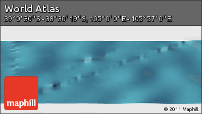 Satellite Panoramic Map of the Area around 38° 45' 25" S, 105° 28' 29" E