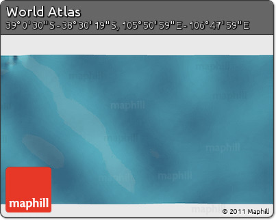 Satellite 3D Map of the Area around 38° 45' 25" S, 106° 19' 29" E