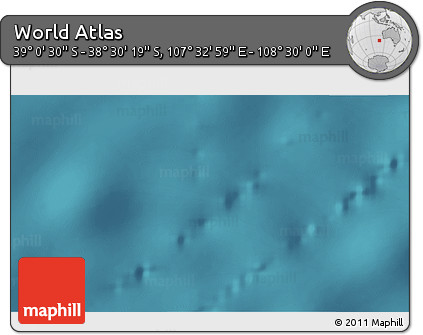 Satellite 3D Map of the Area around 38° 45' 25" S, 108° 1' 30" E