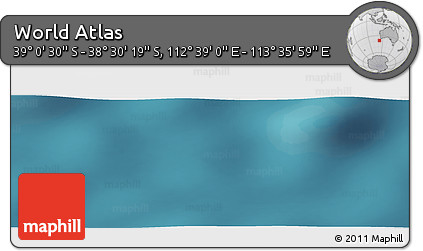 Satellite Panoramic Map of the Area around 38° 45' 25" S, 113° 7' 30" E
