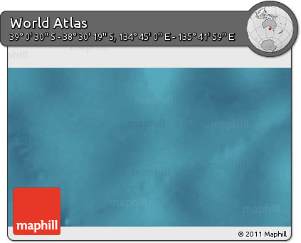 Satellite 3D Map of the Area around 38° 45' 25" S, 135° 13' 29" E