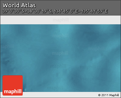 Satellite 3D Map of the Area around 38° 45' 25" S, 135° 13' 29" E