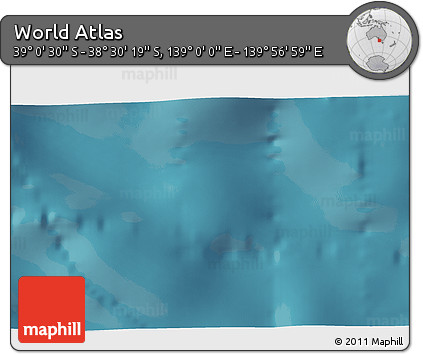 Satellite 3D Map of the Area around 38° 45' 25" S, 139° 28' 29" E