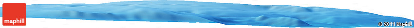 Shaded Relief Horizon Map of the Area around 38° 45' 25" S, 149° 40' 30" E