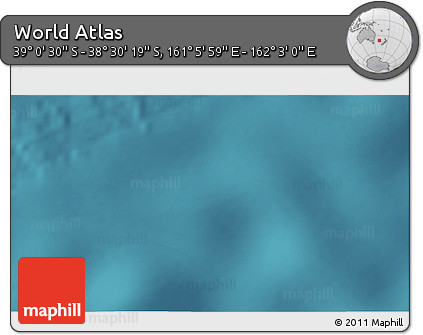 Satellite 3D Map of the Area around 38° 45' 25" S, 161° 34' 29" E