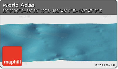 Satellite Panoramic Map of the Area around 38° 45' 25" S, 163° 16' 30" E