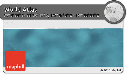 Satellite Panoramic Map of the Area around 38° 45' 25" S, 168° 22' 30" E