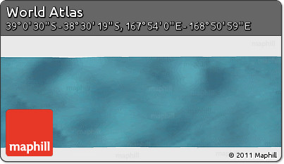 Satellite Panoramic Map of the Area around 38° 45' 25" S, 168° 22' 30" E
