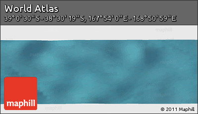 Satellite Panoramic Map of the Area around 38° 45' 25" S, 168° 22' 30" E