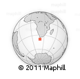 Outline Map of the Area around 38° 45' 25" S, 19° 37' 30" E, rectangular outline