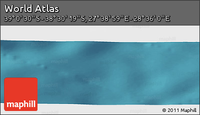 Satellite Panoramic Map of the Area around 38° 45' 25" S, 28° 7' 30" E