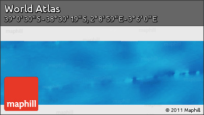 Physical Panoramic Map of the Area around 38° 45' 25" S, 2° 37' 30" E