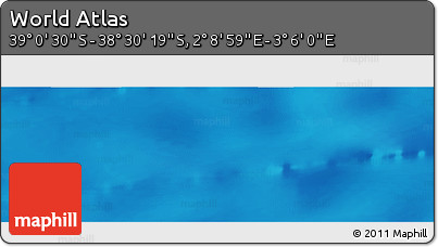 Physical Panoramic Map of the Area around 38° 45' 25" S, 2° 37' 30" E