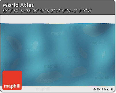 Satellite 3D Map of the Area around 38° 45' 25" S, 2° 28' 30" W
