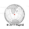 Outline Map of the Area around 38° 45' 25" S, 31° 31' 29" E, rectangular outline