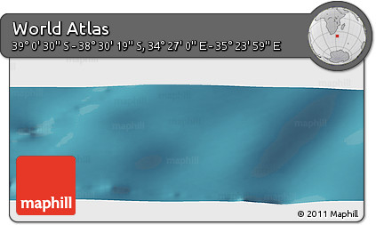 Satellite Panoramic Map of the Area around 38° 45' 25" S, 34° 55' 29" E