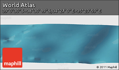 Satellite Panoramic Map of the Area around 38° 45' 25" S, 34° 55' 29" E