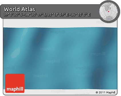 Satellite 3D Map of the Area around 38° 45' 25" S, 35° 46' 29" E
