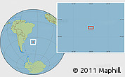 Savanna Style Location Map of the area around 38° 45' 25" S, 38° 10' 29" W