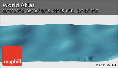 Satellite Panoramic Map of the Area around 38° 45' 25" S, 41° 43' 30" E