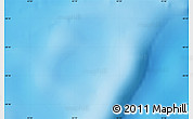 Physical Map of the area around 38° 45' 25" S, 43° 25' 29" E