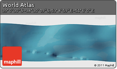 Satellite Panoramic Map of the Area around 38° 45' 25" S, 53° 37' 30" E