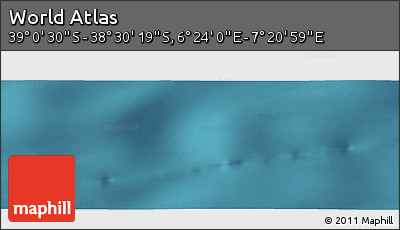 Satellite Panoramic Map of the Area around 38° 45' 25" S, 6° 52' 30" E