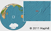 Satellite Location Map of the area around 38° 45' 25" S, 75° 43' 29" E
