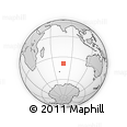 Outline Map of the Area around 38° 45' 25" S, 77° 25' 30" E, rectangular outline