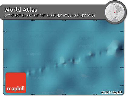 Satellite Map of the Area around 38° 45' 25" S, 83° 13' 29" W