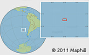 Savanna Style Location Map of the area around 38° 45' 25" S, 87° 28' 29" W