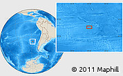 Shaded Relief Location Map of the area around 38° 45' 25" S, 87° 28' 29" W