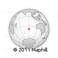 Outline Map of the Area around 38° 45' 25" S, 90° 10' 30" E, rectangular outline