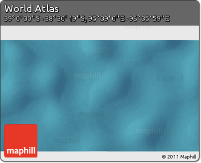 Satellite 3D Map of the Area around 38° 45' 25" S, 96° 7' 30" E